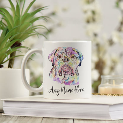 Dogue de Bordeaux Mug - Personalised Mug for Large Dog Lover