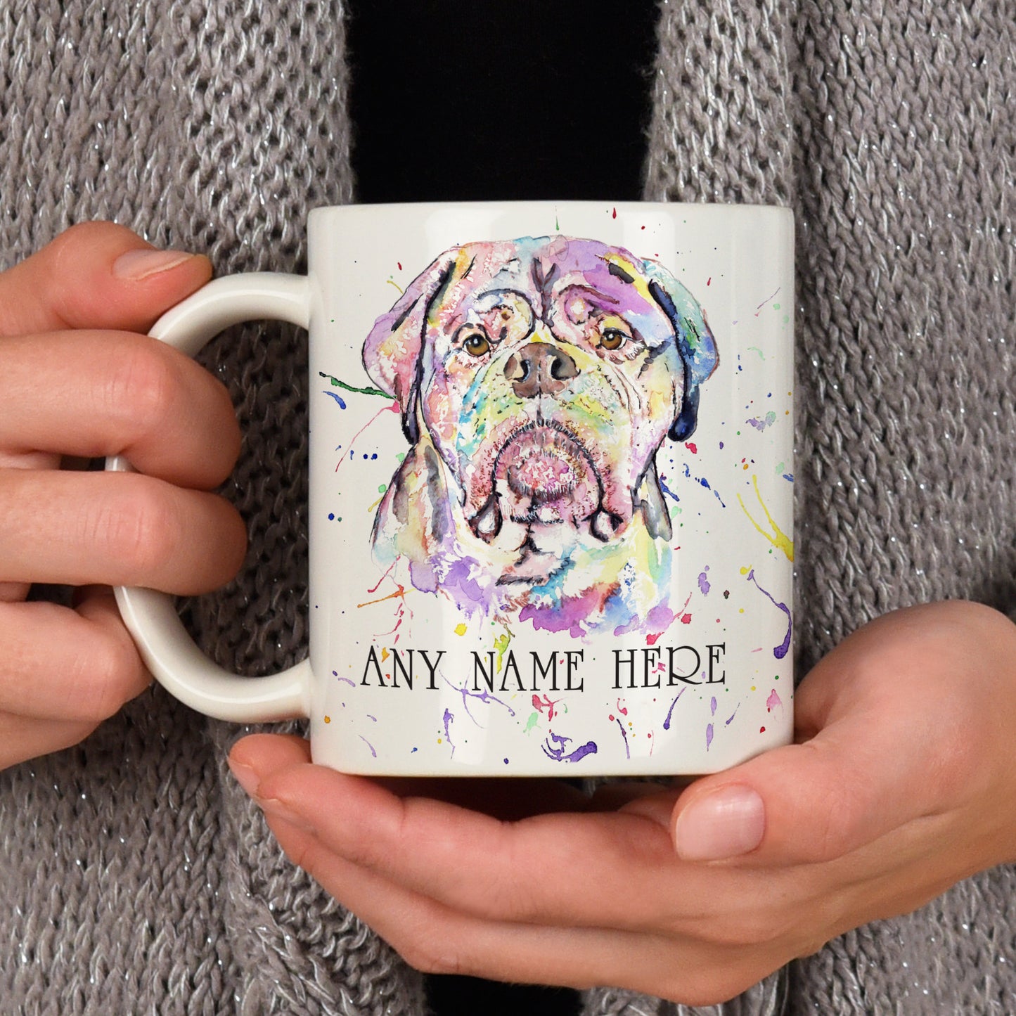 Dogue de Bordeaux Mug - Personalised Mug for Large Dog Lover