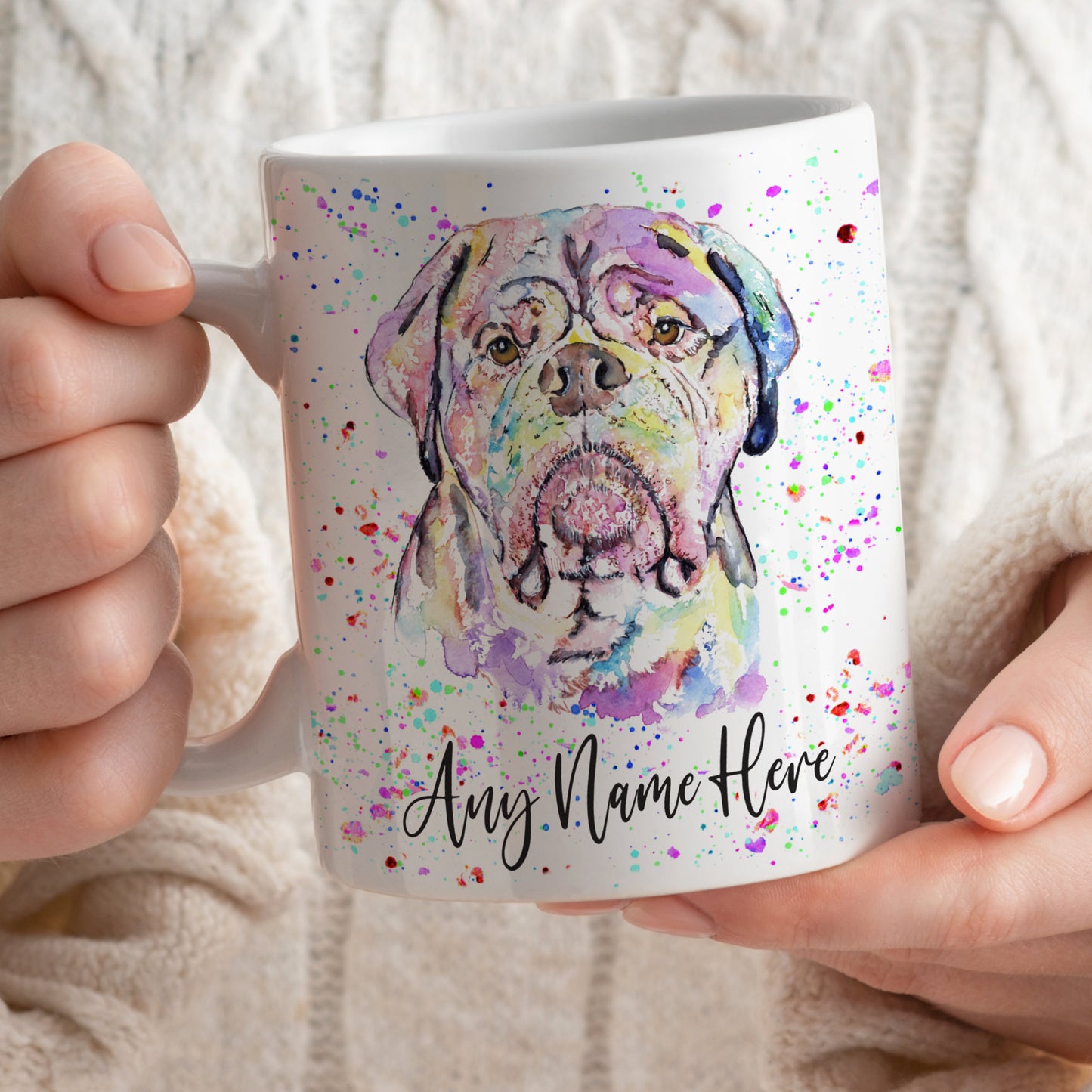 Dogue de Bordeaux Mug - Personalised Mug for Large Dog Lover