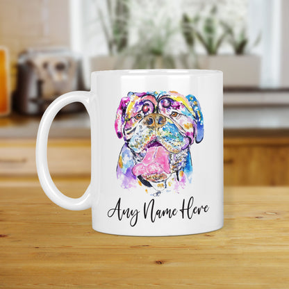 Personalised Dogue de Bordeaux Mug - Custom Mug for Large Dog Lover