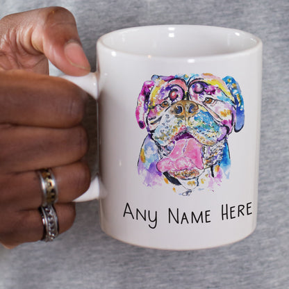 Personalised Dogue de Bordeaux Mug - Custom Mug for Large Dog Lover