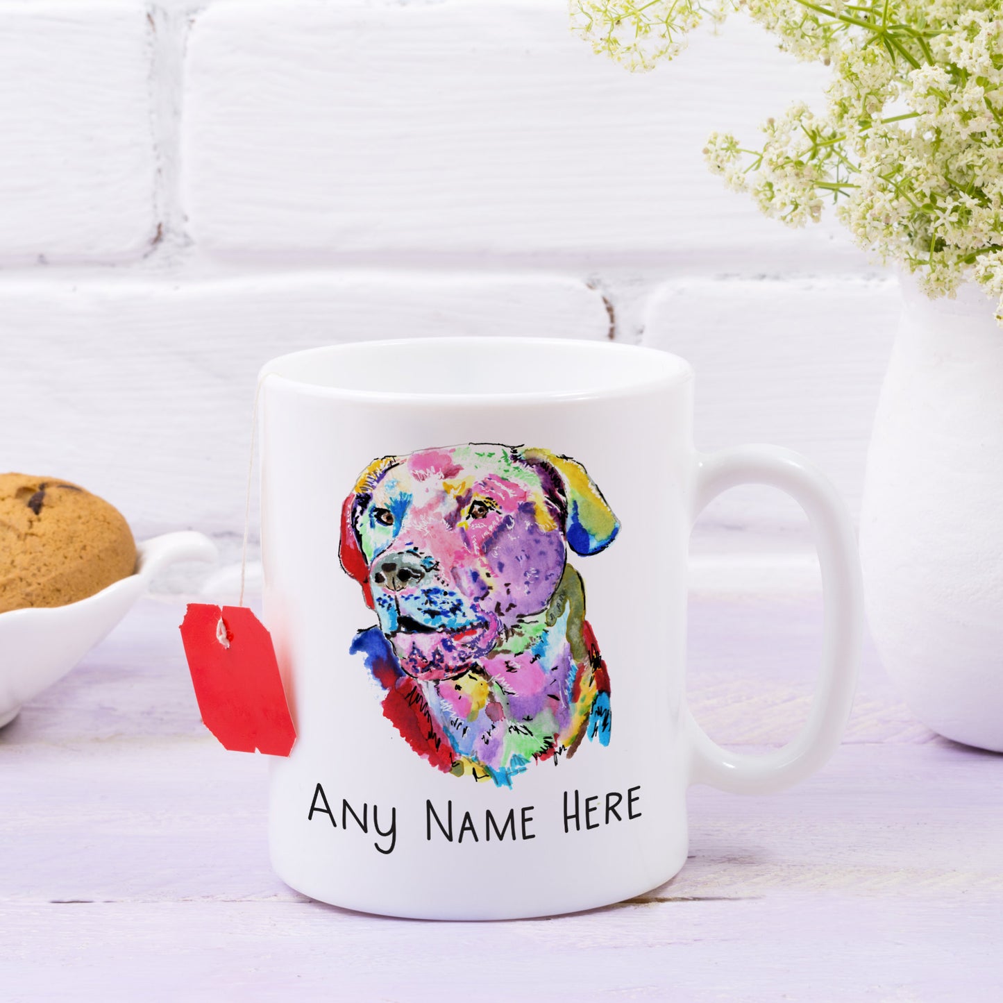 Personalised Labrador Mug - Colourful Labrador Mug for Dog Lover