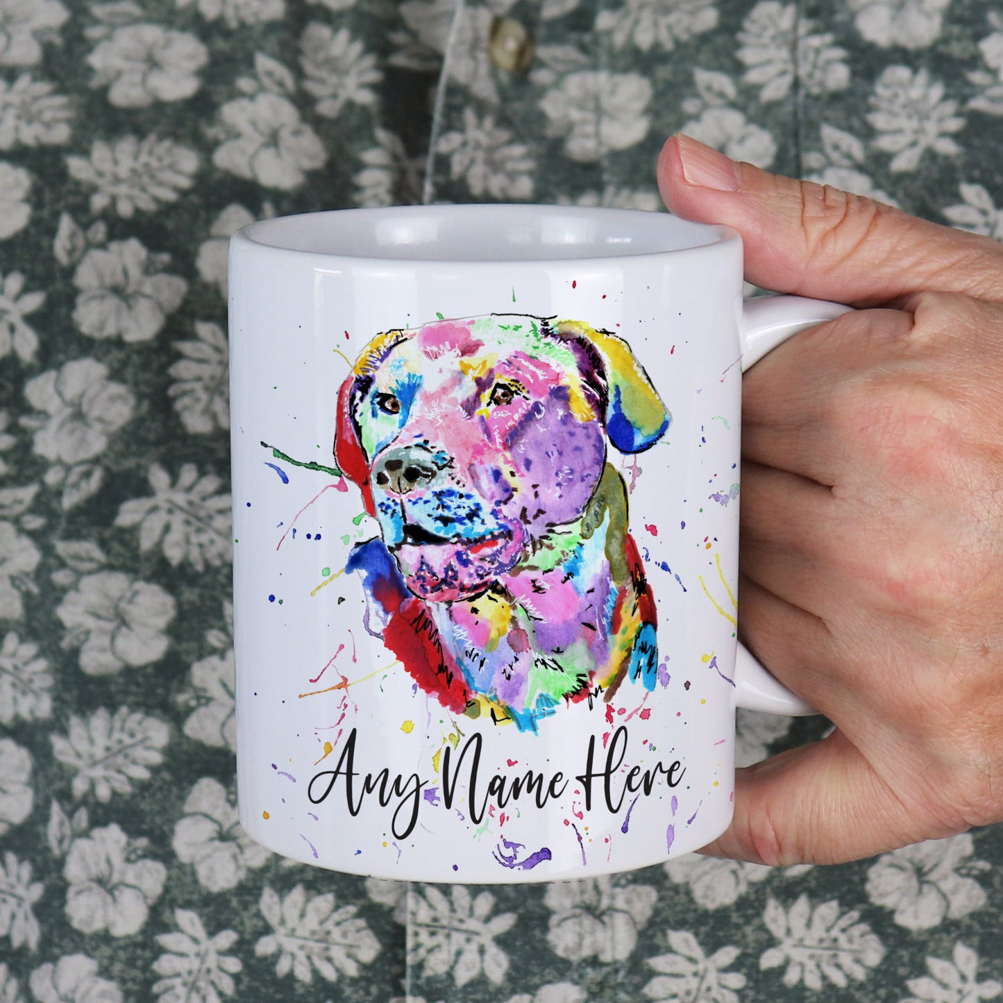 Personalised Labrador Mug - Colourful Labrador Mug for Dog Lover