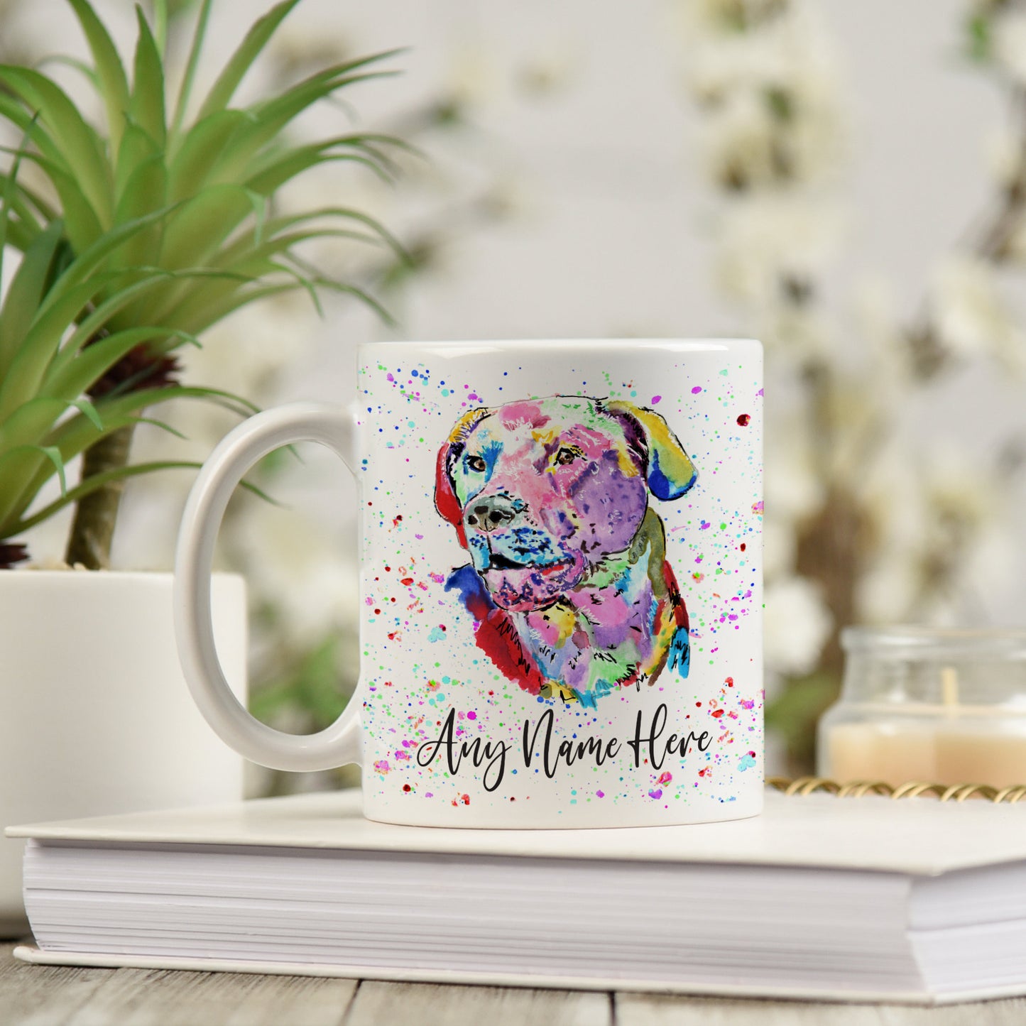 Personalised Labrador Mug - Colourful Labrador Mug for Dog Lover