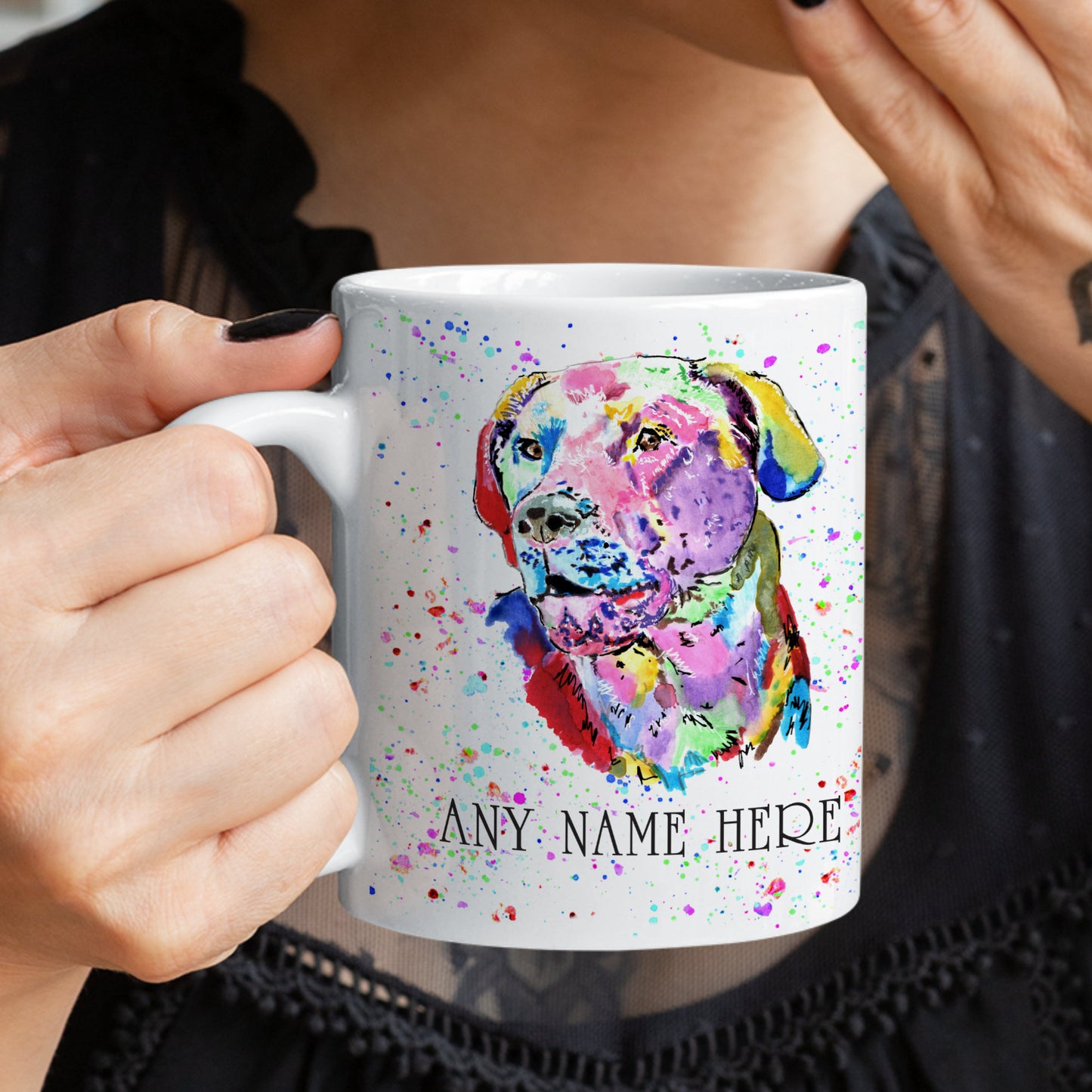 Personalised Labrador Mug - Colourful Labrador Mug for Dog Lover