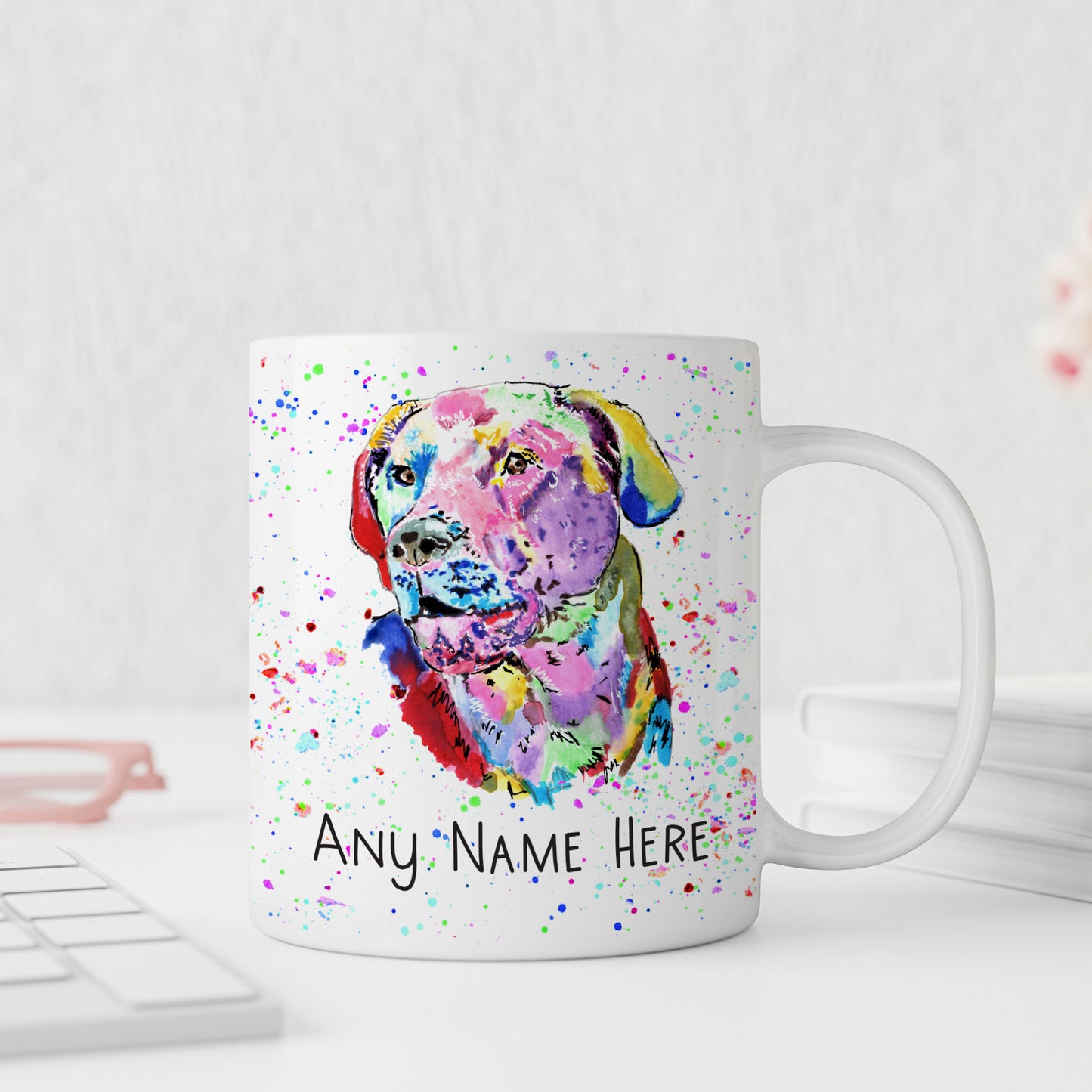 Personalised Labrador Mug - Colourful Labrador Mug for Dog Lover