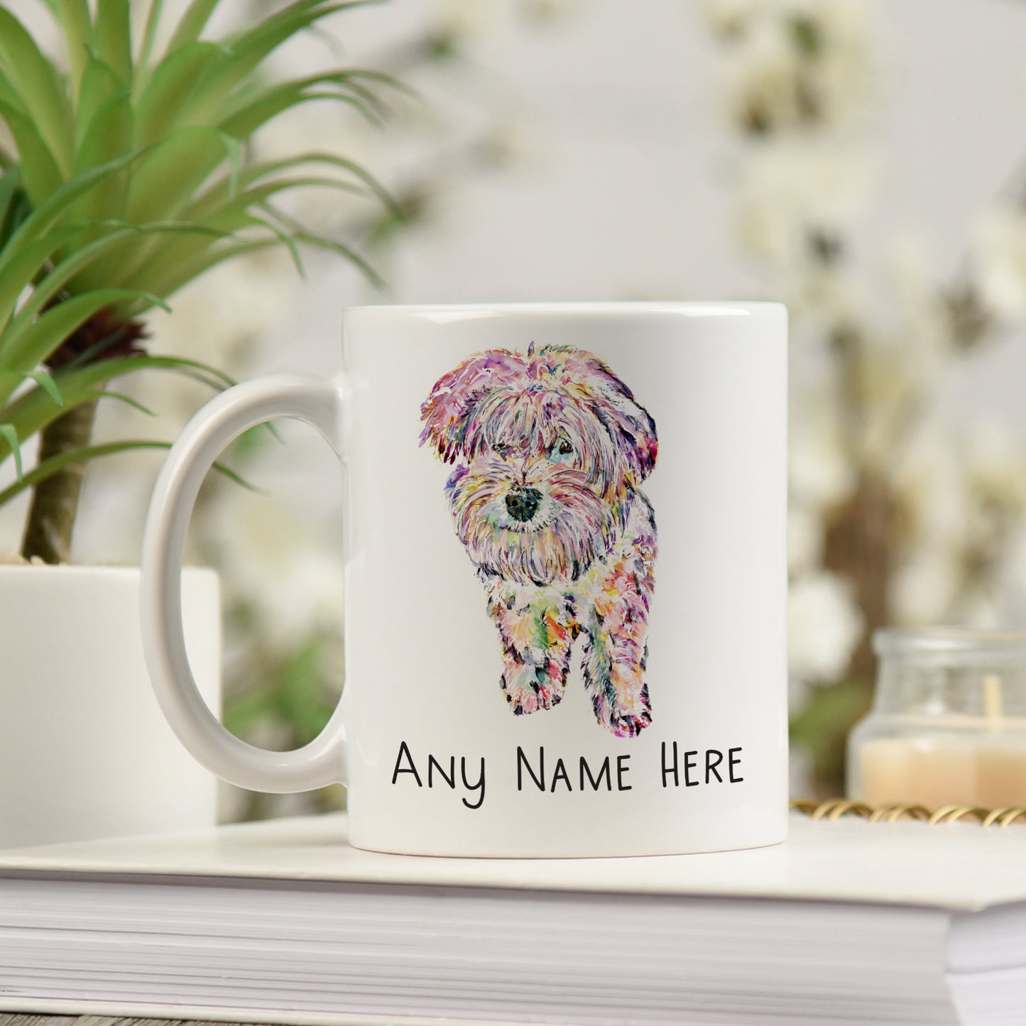 Personalised Maltichon Mug - Maltese Bichon Mug for Dog Lover