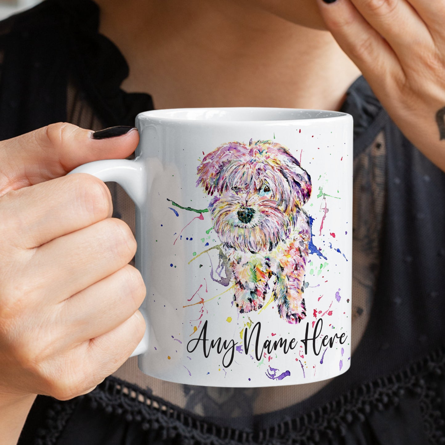 Personalised Maltichon Mug - Maltese Bichon Mug for Dog Lover