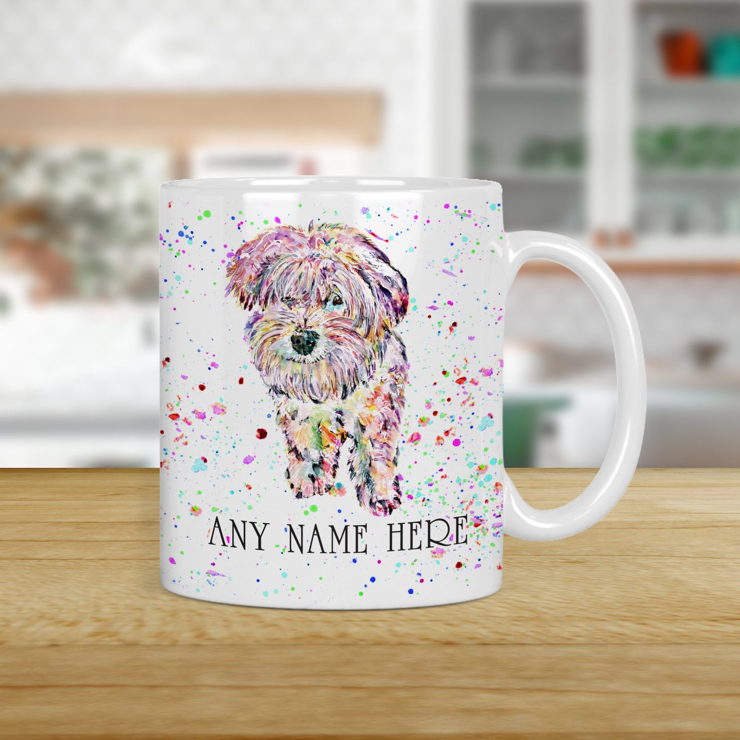 Personalised Maltichon Mug - Maltese Bichon Mug for Dog Lover