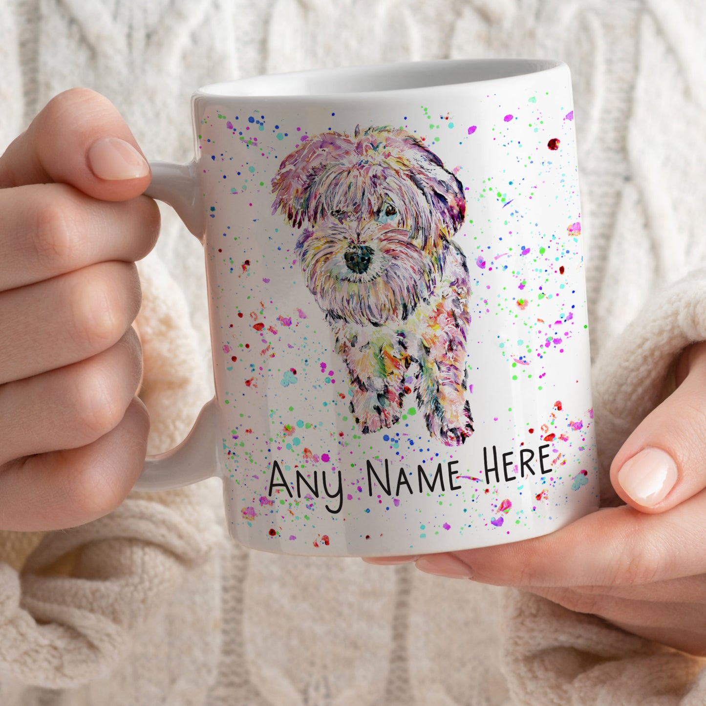 Personalised Maltichon Mug - Maltese Bichon Mug for Dog Lover