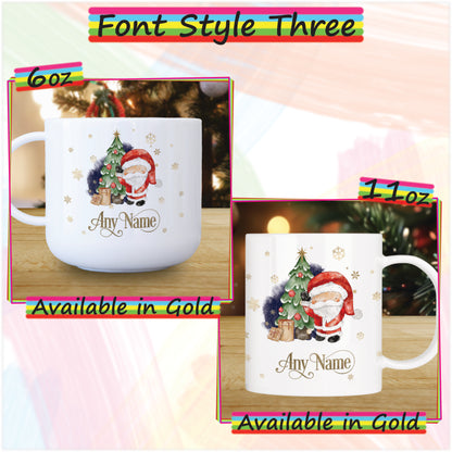 Santa Claus Personalised Unbreakable Christmas Mug for Kids - Hot Chocolate Mug