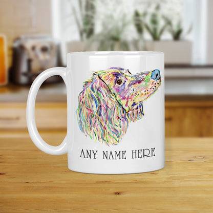 Cocker Spaniel Mug - Personalised Spaniel Mug for Dog Lover