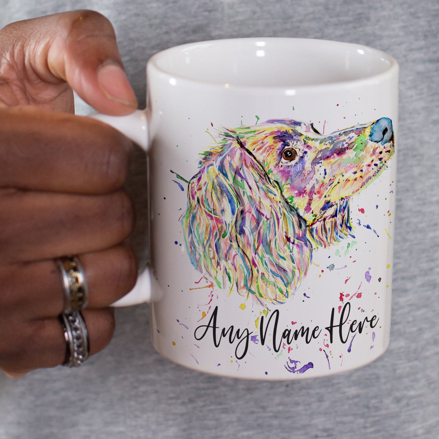 Cocker Spaniel Mug - Personalised Spaniel Mug for Dog Lover