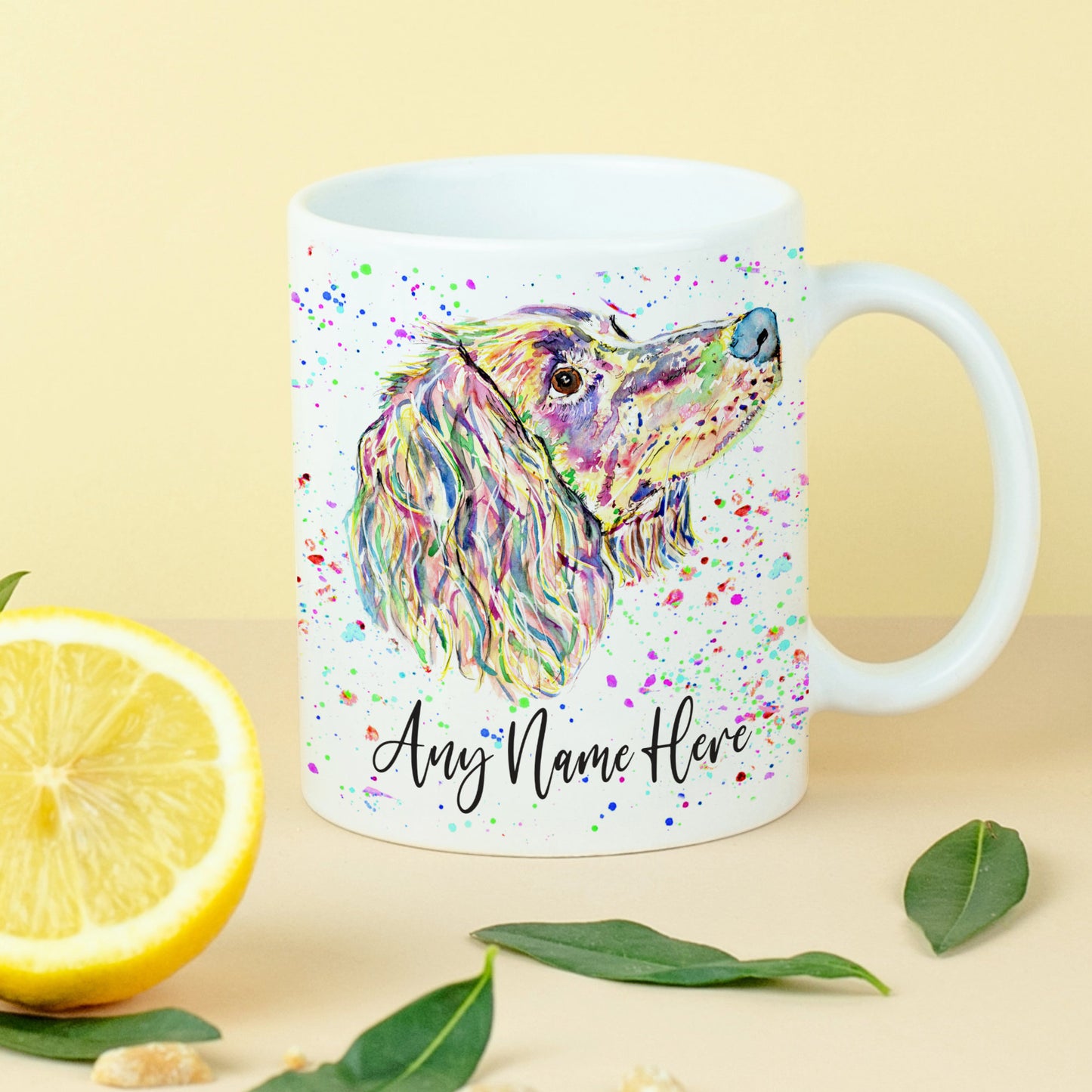 Cocker Spaniel Mug - Personalised Spaniel Mug for Dog Lover